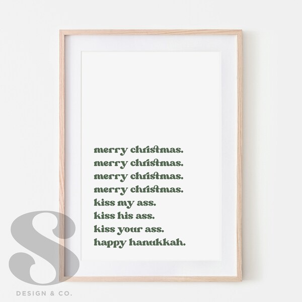 Christmas Vacation Print, Clark Griswold quote, Christmas Wall Art