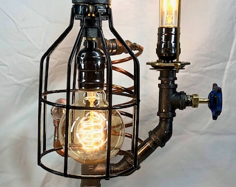 Vintage Industrial Steampunk Lamp