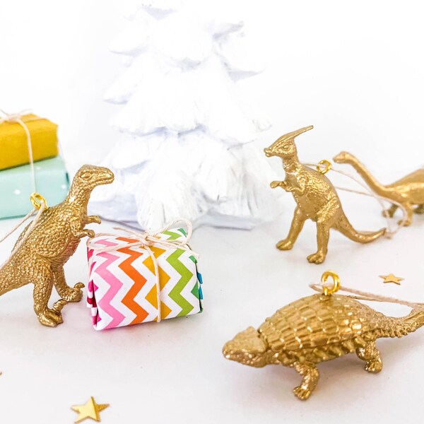 Dinosaur Ornament Etsy