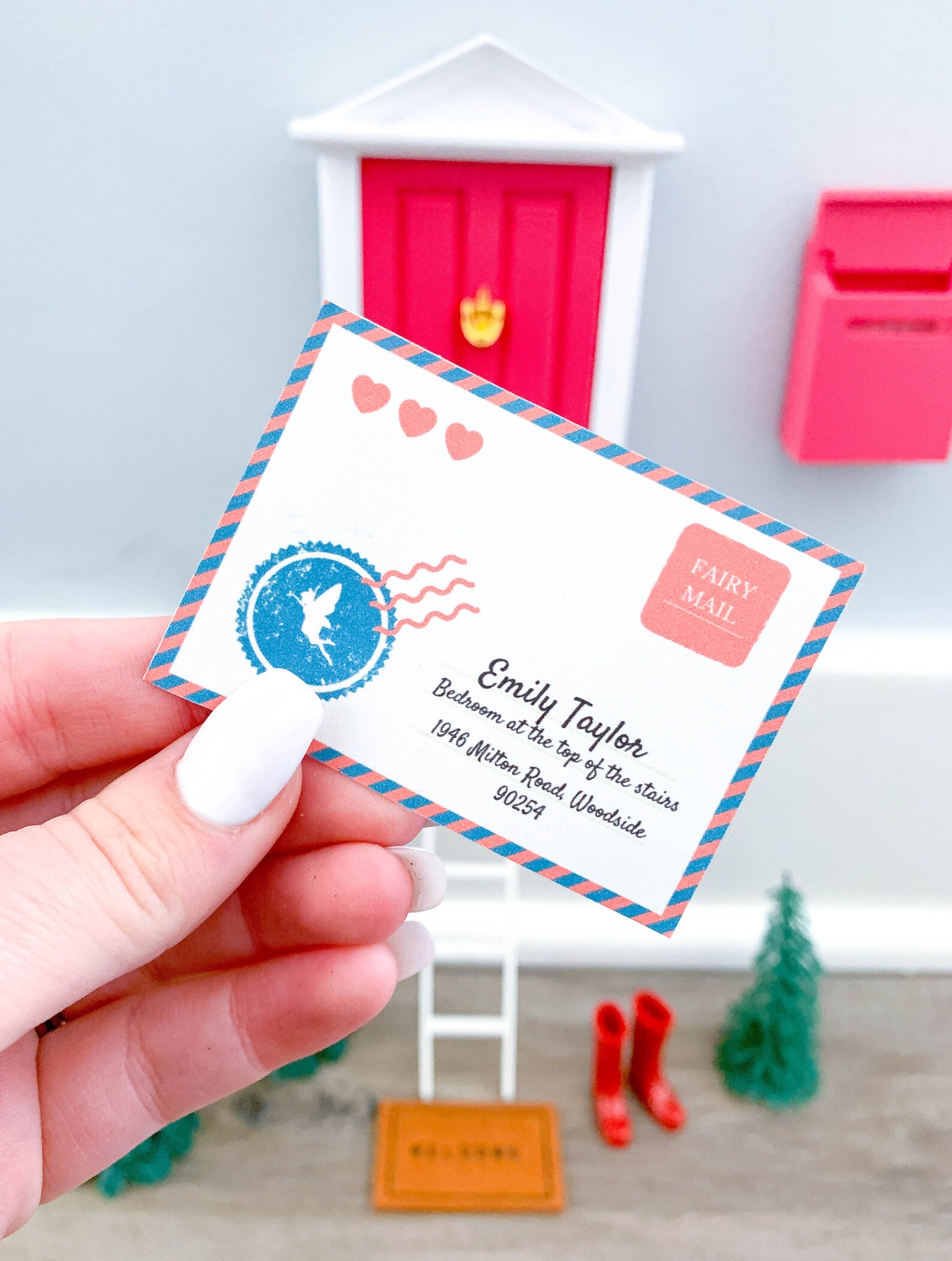 Tiny Fairy Mail Letters / Tooth Fairy Postcard Digital Etsy