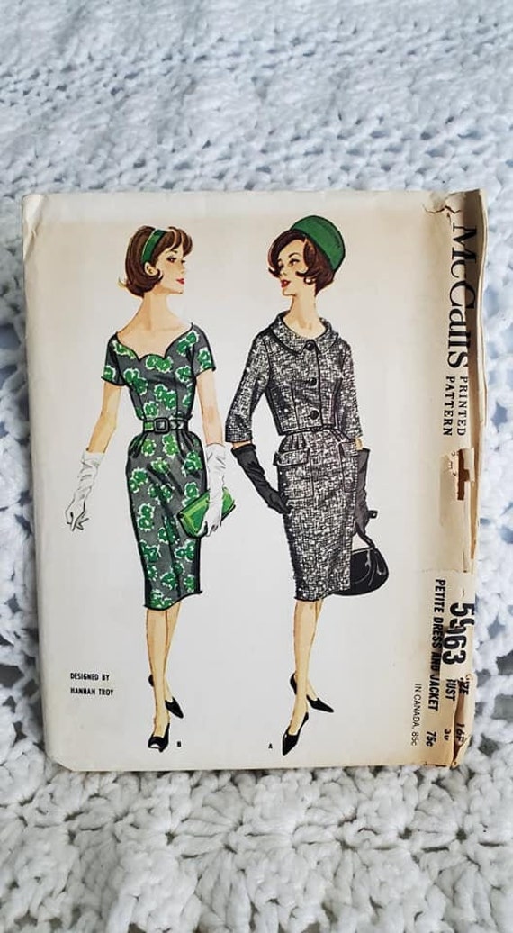 Vintage McCalls #5963 Sewing Pattern