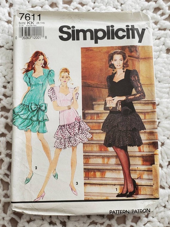 Vintage Simplicity #7611  Pattern 1991
