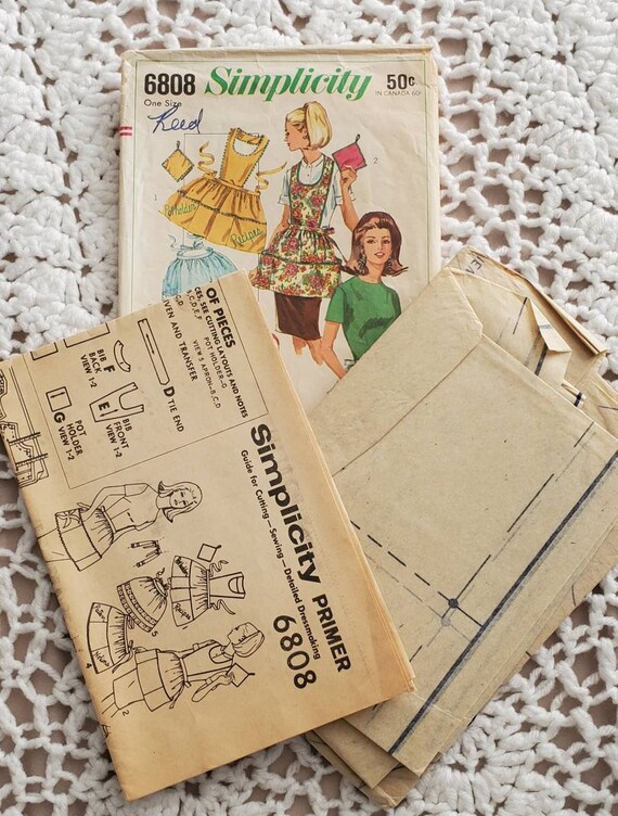 Vintage Simplicity #6808 Sewing Pattern 1966 View 3
