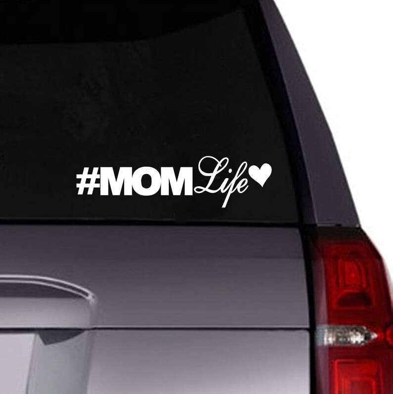 Mom Life Car Decal Mom Life Decal for Women Laptop Decal Etsy