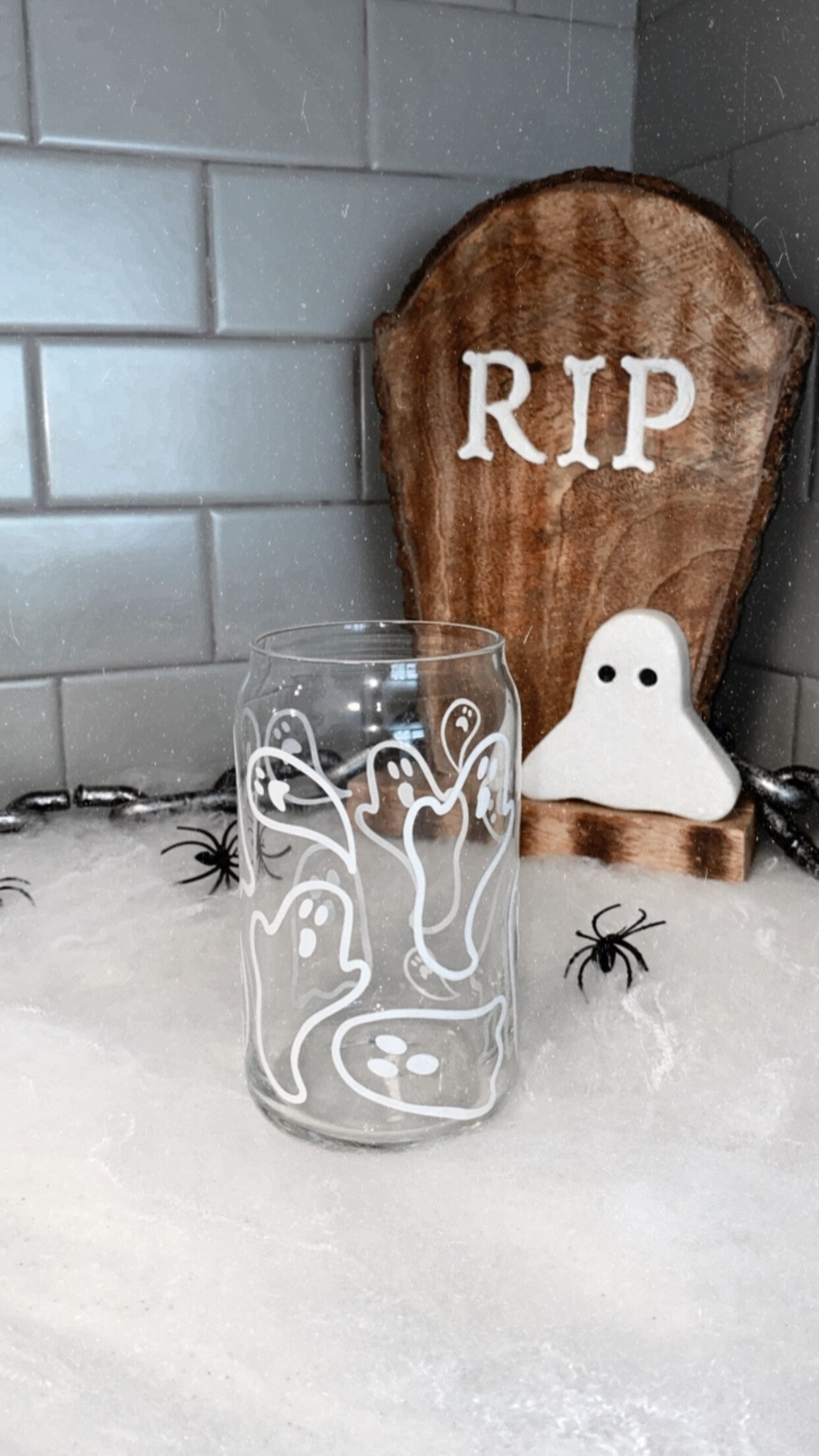 Halloween Glass Coffee Cup | Beer Glass Mug | Halloween Beer Cup | Gl…