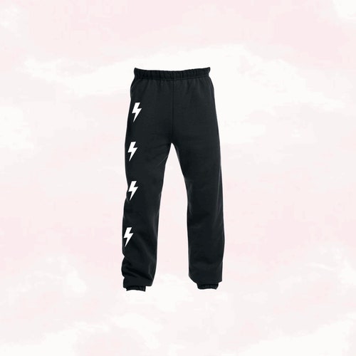 Lightning Bolt Sweatpants Etsy