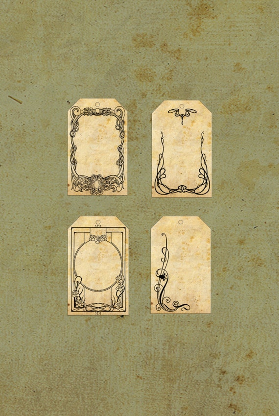 Digital Printable Lord of the Rings Gift Tags 