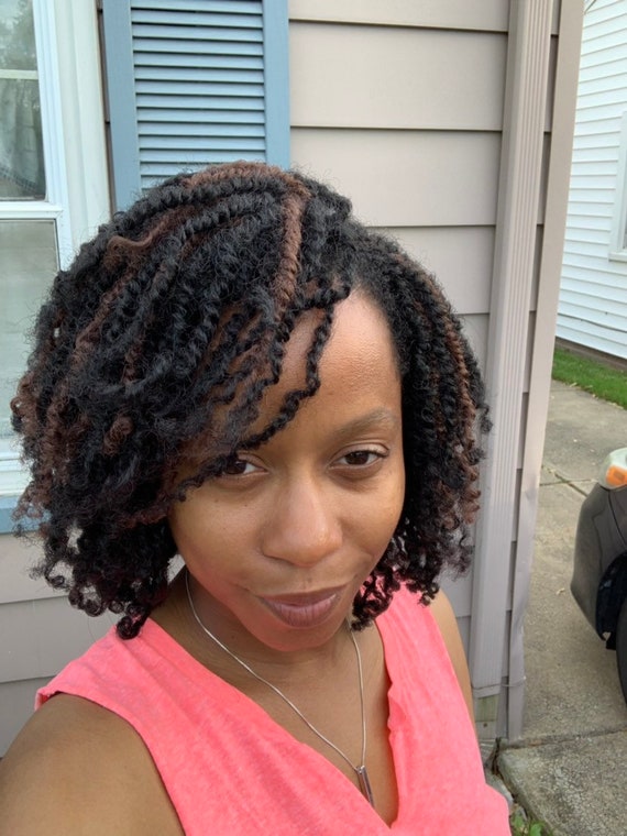 Mini Kinky Twists Enough For A Full Head Installation Color Etsy
