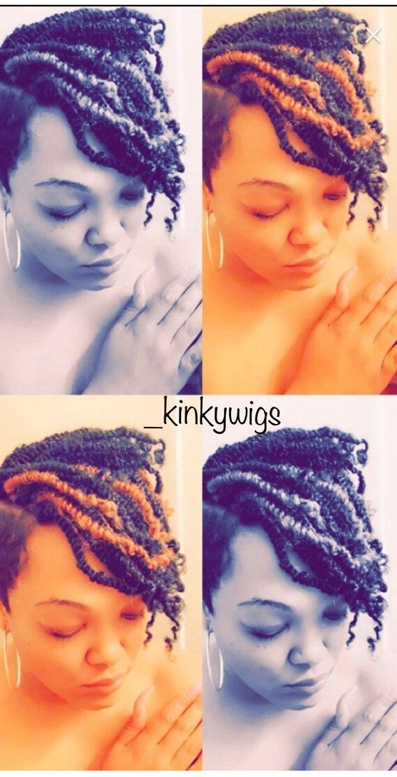Half Order Bob Short Crochet Kinky Twists 100 Pieces Enough Etsy
