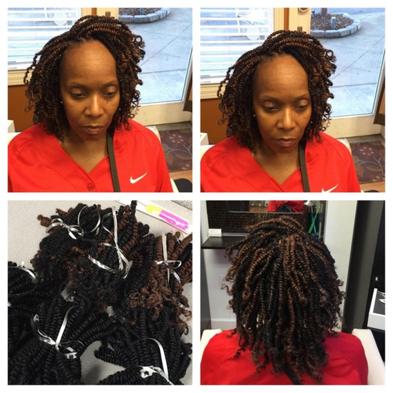 Short Crochet Kinky Twist Enough For A Full Head Installation Crochettwist 1b Crochetkinkytwist Kinkytwists