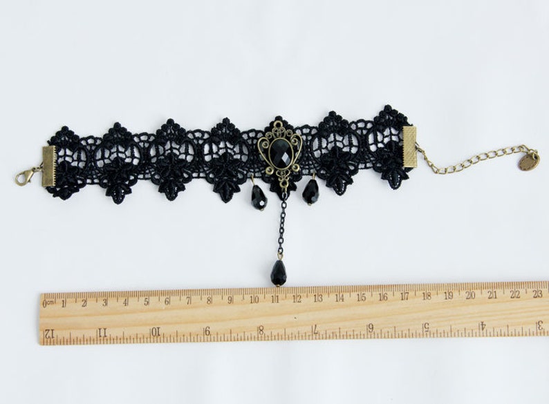 Gothic Lace Pearl Anklet Handmade Lace Anklet With Crystal Pendant Decoration,Bridal Accessories,Lace Jewelry,Foot Chian,Foot Decoration