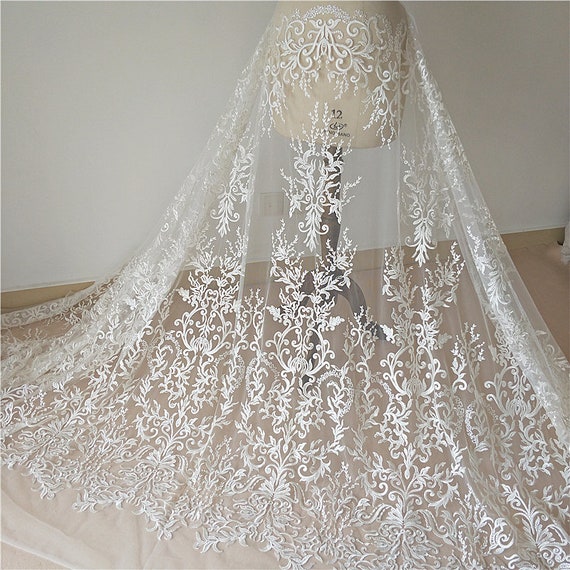 Luxury Mesh Embroidery Fabric