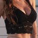 Bileya Hand-Crochet Halter Top in Blue