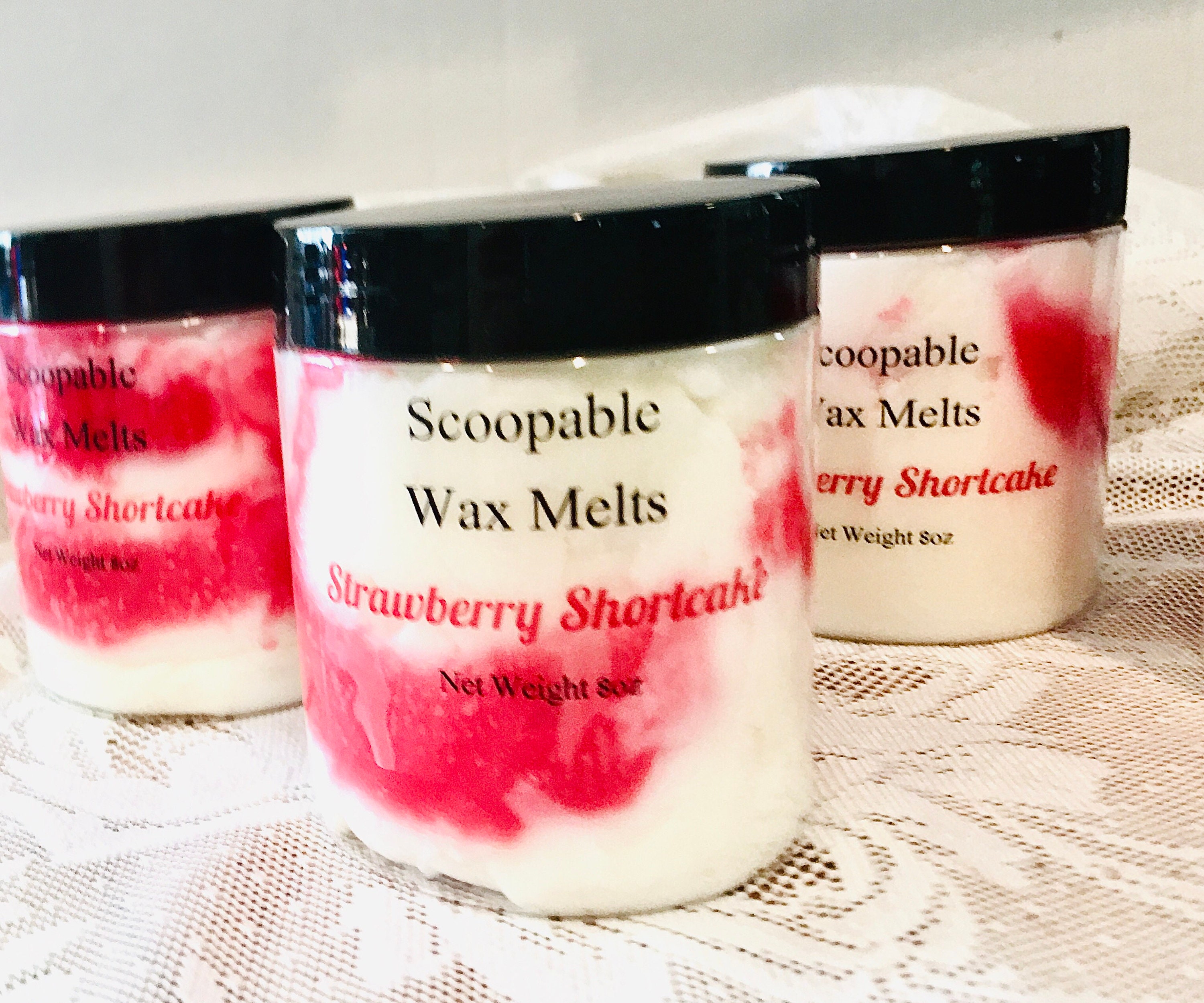 Scoopable Wax Melts Luxury Coconut Wax Mason Jar Wooden Spoon Toxin Free  Plastic Free Waste Free Wickless Candle 