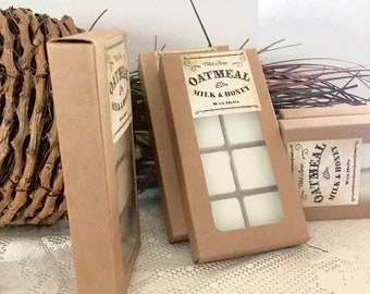 Oatmeal Milk And Honey Scented Wax Melts, Christmas  Stocking Stuffer, Wickless Christmas Candle Gift, Secret Santa Gift, Gifts Under 10,