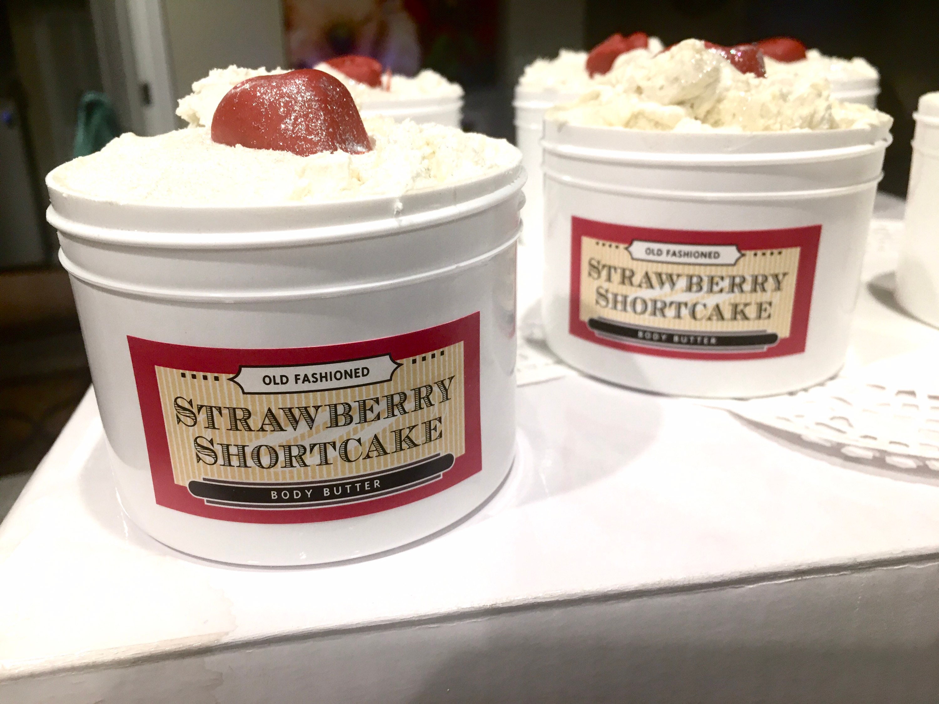 Sweet Strawberry Shortcake Skincare Set 4oz Whipped Body Butter and 1oz Body  Oil