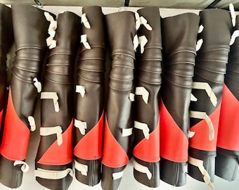 leather cut and sew Factory produced at Dearhorncreek 1352 240th ave Barnesville Mn