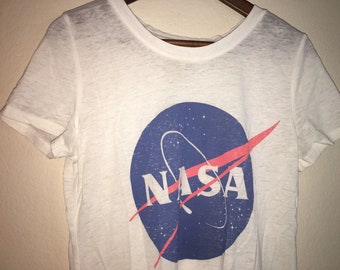 NASA Tee Shirt, Unisex, Men's Fitted S, Women's Reg M