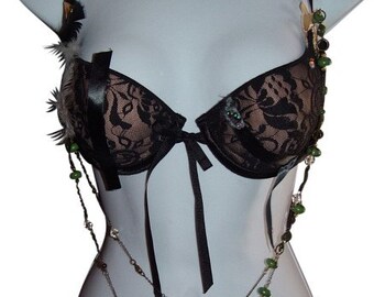 2 Pc. Sybil Re-Crafted, Upsourced New Lingerie Bra 34C and Panty Sm Med or Lg or XL, 2 pc set