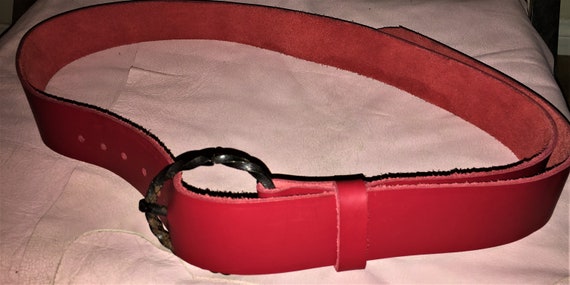 Cowhide Horse Harness Belt Heavy Saddle Leather, … - image 10