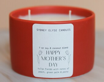 Mother's day Gift Soy & Coconut Blend Candle - Gift for mom, candle for mom, gift for mother in law, mother's day ideas, gift for step mom