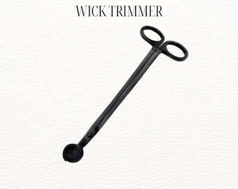 Wick Trimmer - candle care tools, candle accessory, matte black wick scissors, candle lover gift, candle maintenance, aesthetic home decor