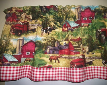 Charlie Brown Movie Christmas Red Truck Fabric Window Curtain