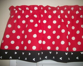 Gorgeous mickey valance Mickey Mouse Valance Etsy