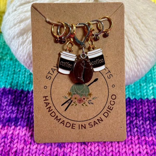 Coffee Stitch Marker Set