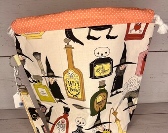 Cute Witches with Potions Project Bag