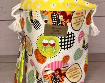 Wine-ing Project Bag