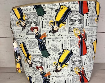 Hocus Pocus 3 Sisters White Project Bag