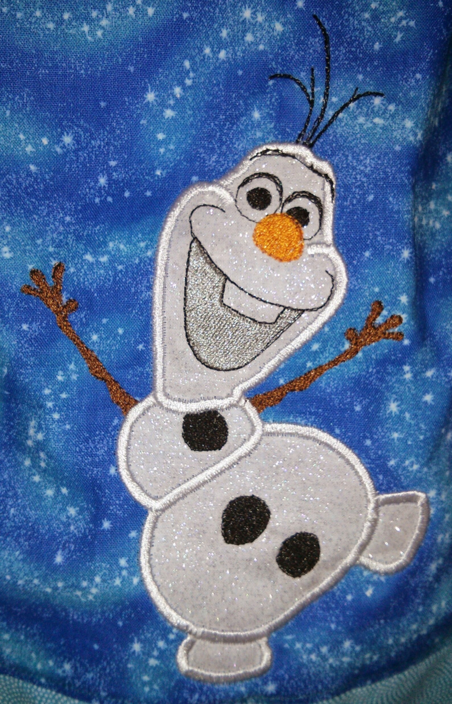 Frozen Olaf Snowman Snow Man Blue Pillowcase Pillow Case Girl Etsy
