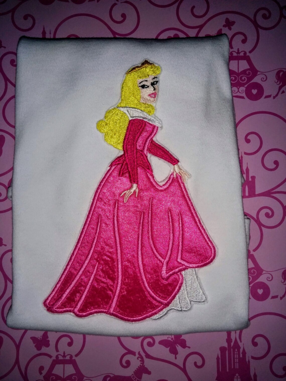 Princess Pink Sleeping Beauty Aurora Girl Pillowcase Pillow Etsy UK