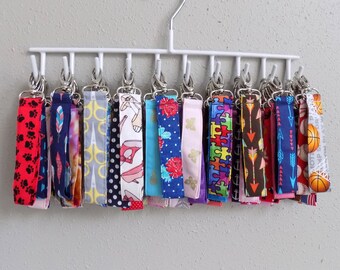 Buy 2 Get 1 Free Fabric Wristlets Fabric Keychains Bridesmaid Gift Key Holder Keyfob Tie Dye Keychain for Wrist Mix and Match Gift for Her