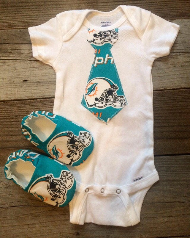 miami dolphins baby onesie