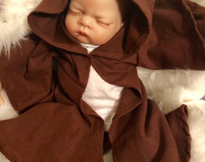 Baby Jedi Robe, Infant Jedi Robe, Baby Robe, Baby Jedi, Star Wars Baby