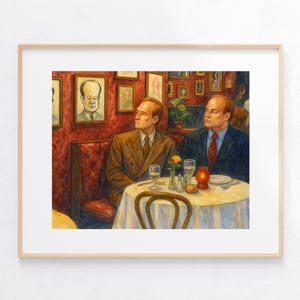 Caricature Humor 90s Sitcom Fan Artwork Watercolor Painting Art Prints Gift Ideas Illustrations TV Show Posters