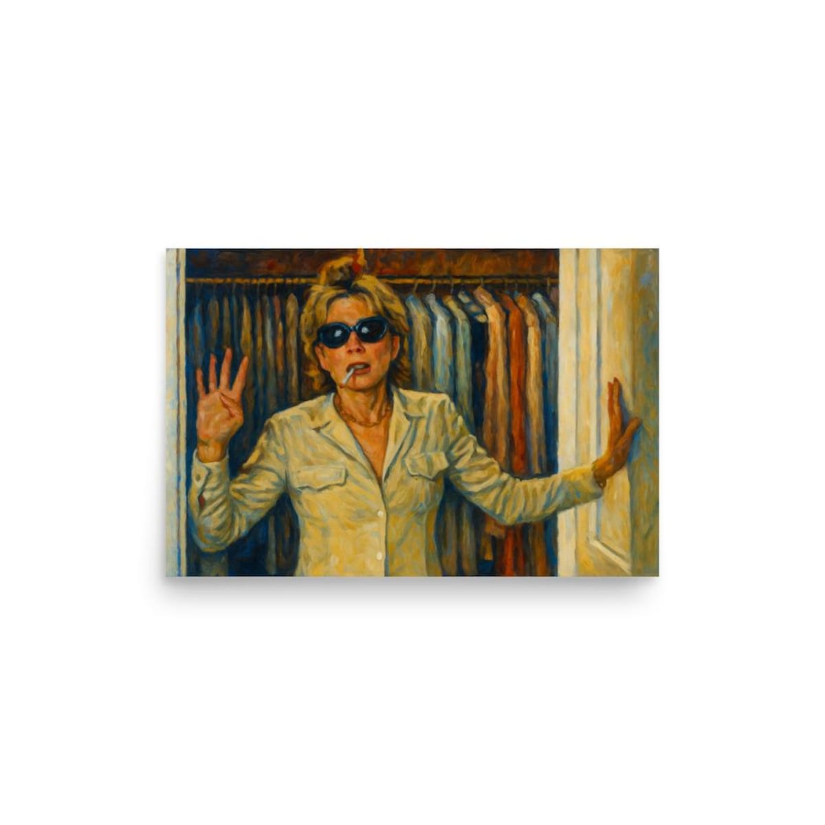 Elizabeth James Art Print the Parent Trap Acrylic Painting