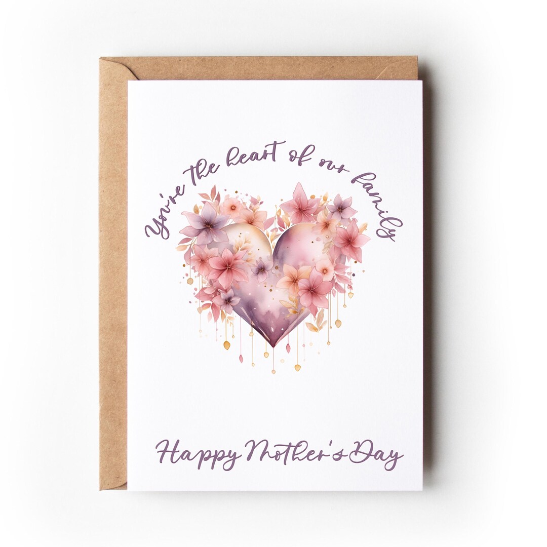 Mothers Day Card Printable Greeting Cards Watercolor Artwork Gift Idea ...