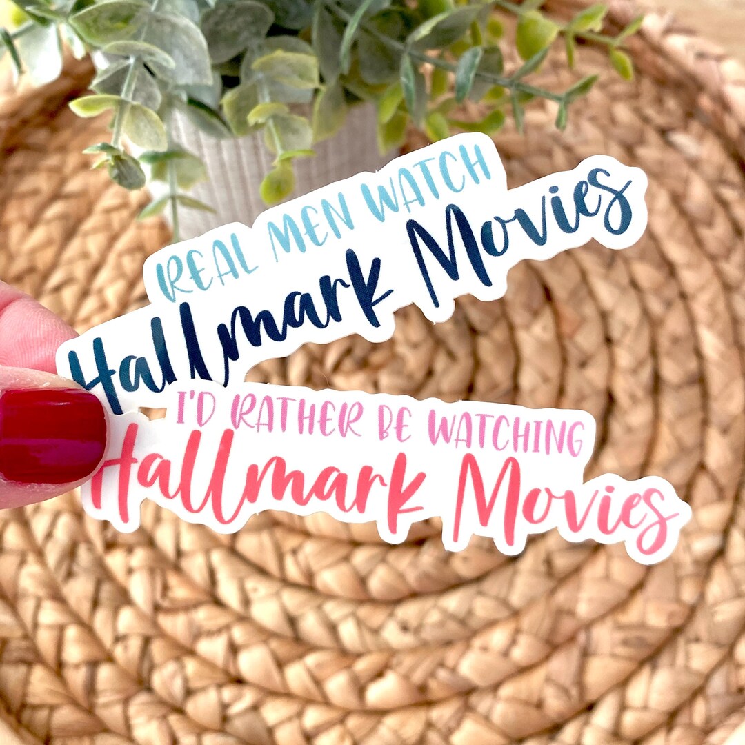 Hallmark Christmas Movies Die Cut Stickers Funny Gift Mom Birthday Wife ...