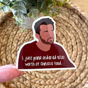 New Girl TV Show Sticker Vinyl Fan Art Nick Miller Quote Funny Anxiety Decal Gift Idea for Friend Present for Roommate