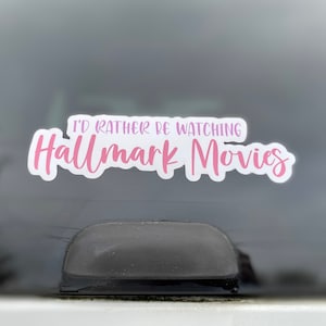 Hallmark Movies Car Window Sticker Decal