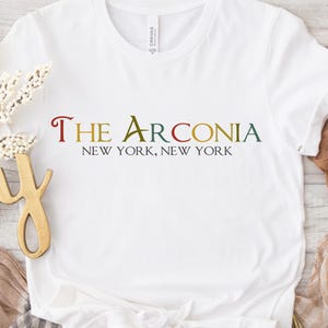 The Arconia New York Crew Neck Shirt OMITB Only Murders in the Building TShirt Gift Ideas Murder Mystery Podcast Top Detective Gifts