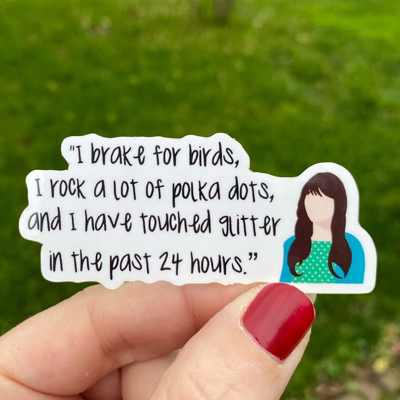 Jessica Day Sticker Jess New Girl Art Quote - Etsy