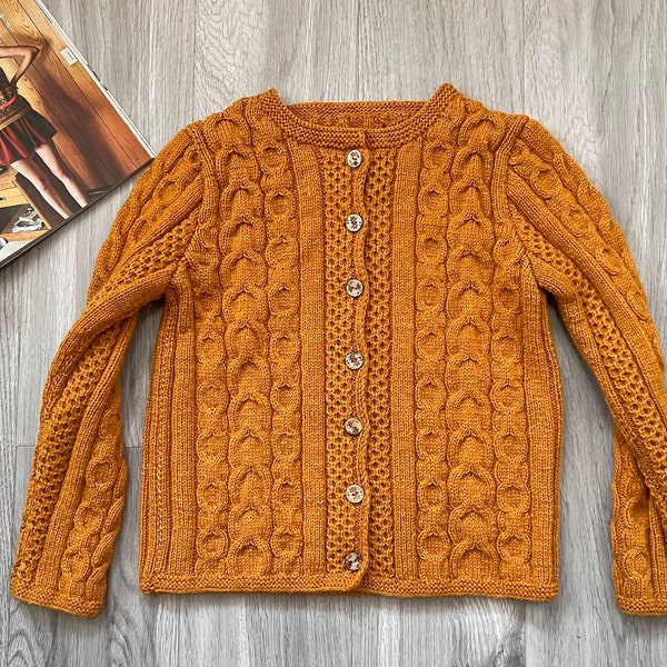 Pumpkin Cardigan Women Etsy