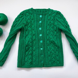 Emerald green cardigan ladies hot sale