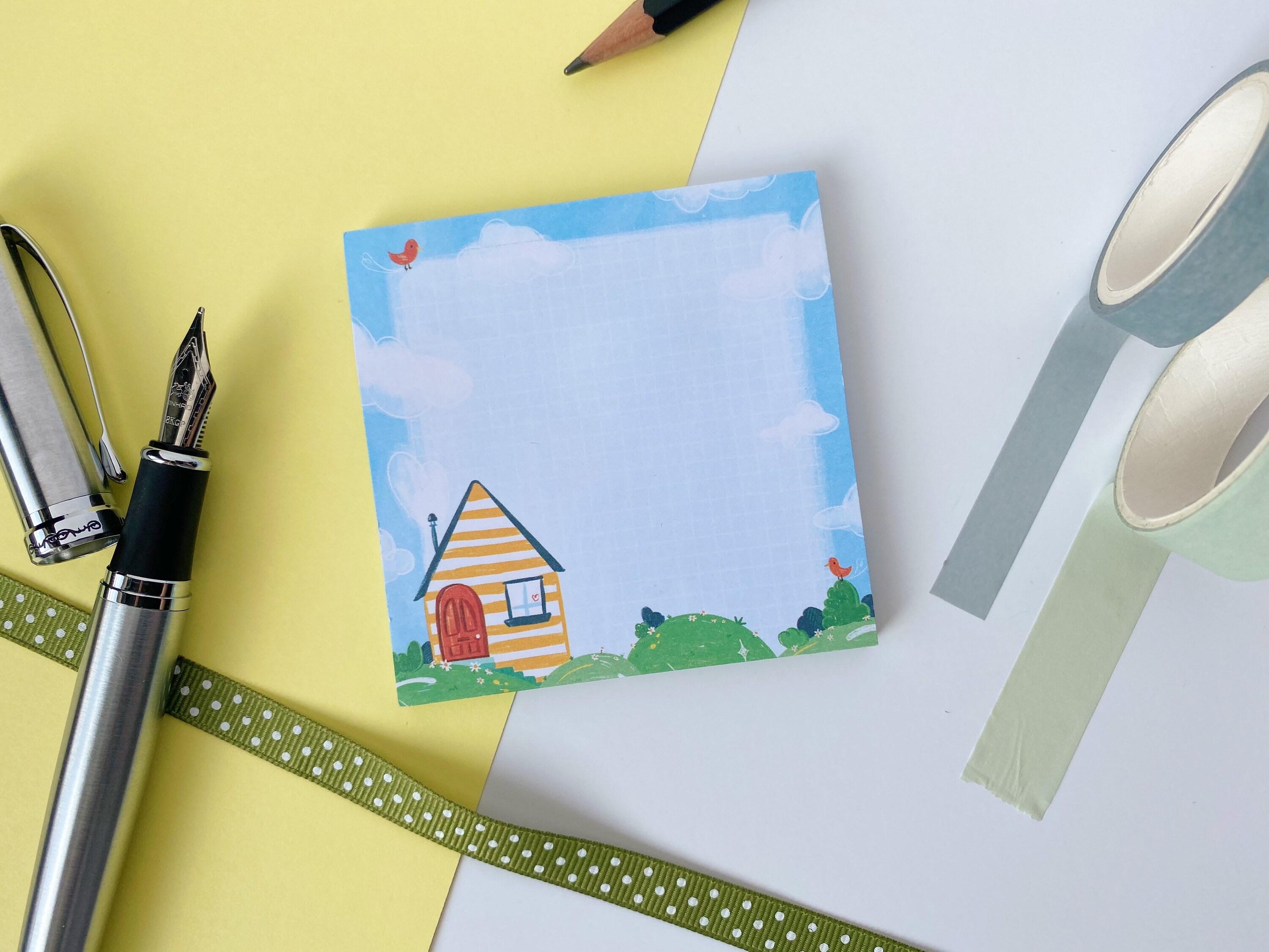 STICKY NOTE PAD Unique Design Stationary Notes Journaling Etsy