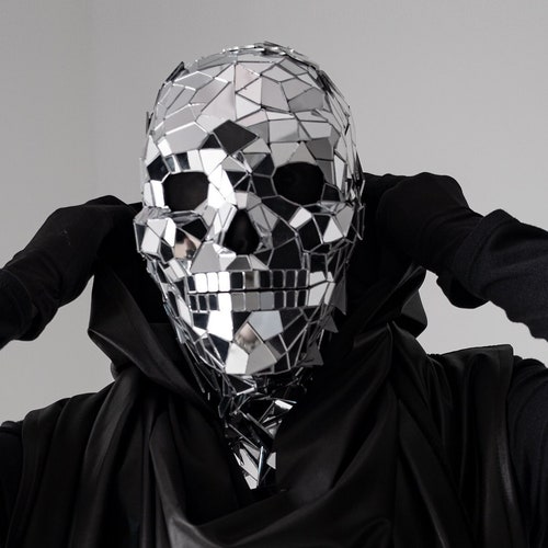 skull mardi gras mask mens