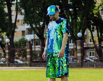 Mirror Cosplay Soccer Player Costume With the Scarab Effect